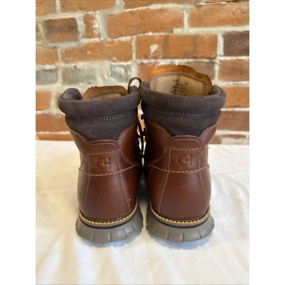 Cole‎ Haan Men's ZeroGrand Waterproof Hiker Boot British Tan Style C30405